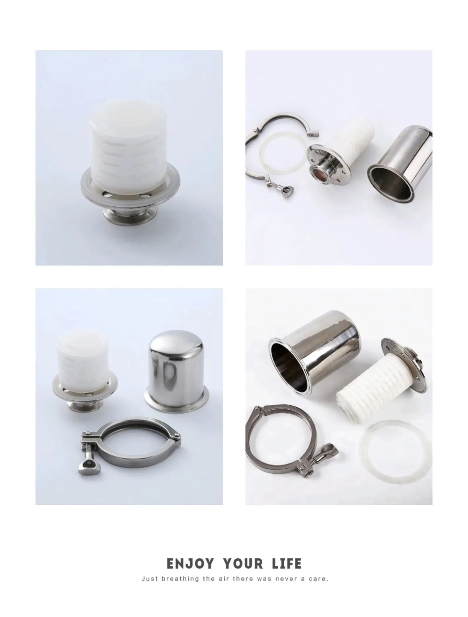 SS304 Stainless Steel Sanitary Clamped Breather