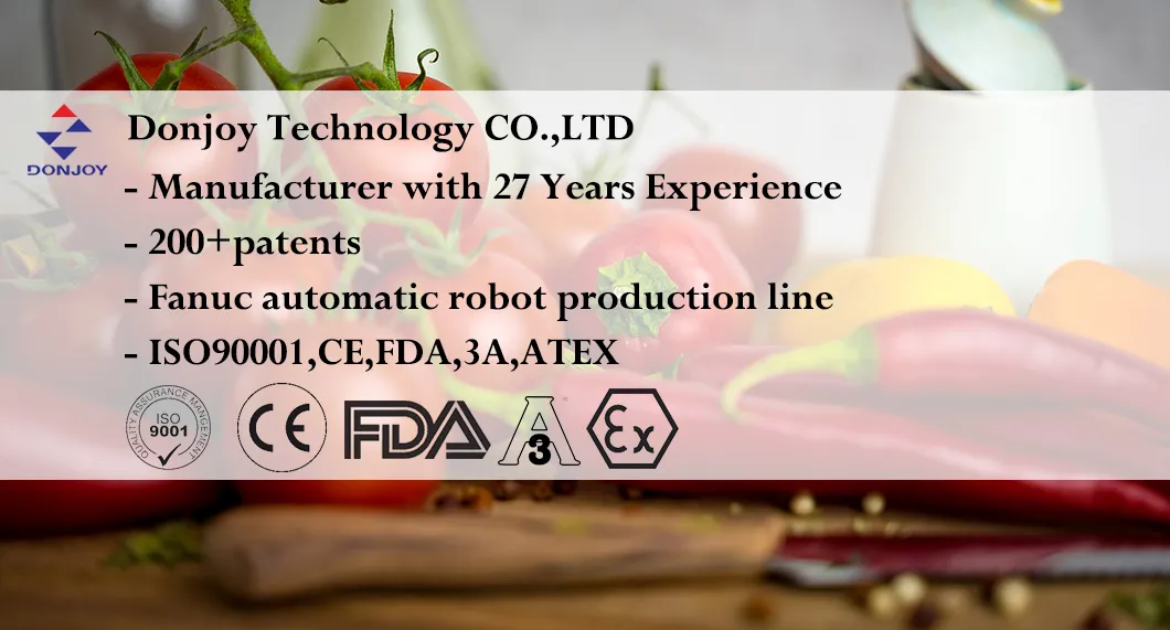 Donjoy Hygienic Stainless Steel Tank Bottom Valve with Elbow Connetctor